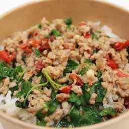 ข้าวกะเพรา หมูสับ