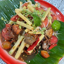ตำซั่วหนอไม้ปูดอง