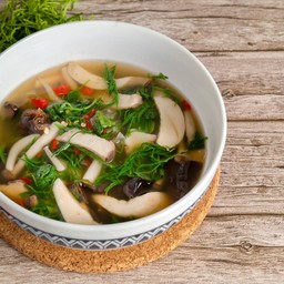 แกงเห็ด spicy mushrooms soup