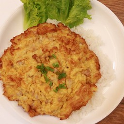 ข้าวไข่เจียวหมูสับ