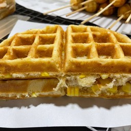 วาฟเฟิลข้าวโพด