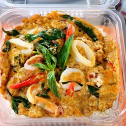 ข้าวไข่ข้นห่อหมกทะเล