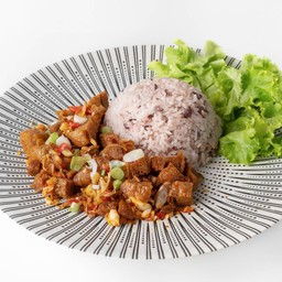 หมูกรอบคั่วพริกเกลือ salt and chilli crispy porkless