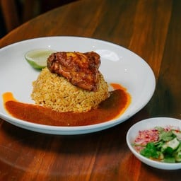 ข้าวคลุกแกงกะหรี่ไก่สูตรบาบา