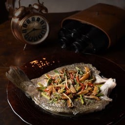 ปลากะพงนึ่งบ๊วย