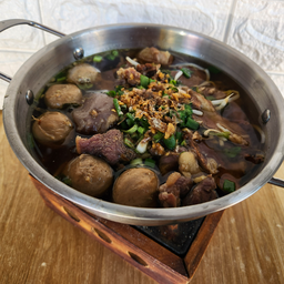 หม้อไฟเนื้อ ขนาดกำลังอิ่ม