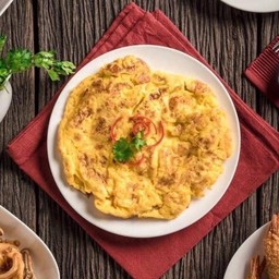 ไข่เจียวหมูสับ ราดข้าว