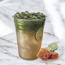 มัทฉะน้ำผึ้งมะนาวโซดา