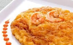 ไข่เจียวกุ้งสับ