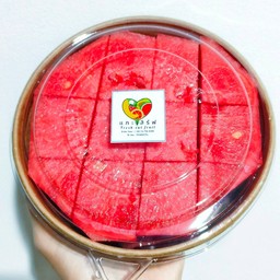 เเตงโม หั่นเต๋า เเกะเมล็ด [กล่องใหญ่]