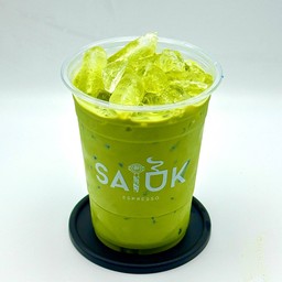 Ice Matcha Latte - ( ชาเขียวเย็น )