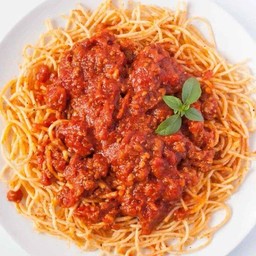 สปาเก็ตตี้ซอสมะเขือเทศหมูสับ