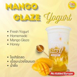 Mango Glaze Yogurt โยเกิร์ตสดเนื้อผลไม้โฮมเมด