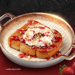 สตรอว์เบอร์รี่ครัมเบิ้ลโทสต์บราวน์ชูก้า 