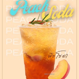 🍸🍑พีชโซดา Peach soda