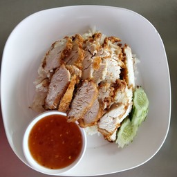 ข้าวมันไก่ทอด