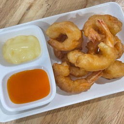 กุ้งชุบแป้งทอด