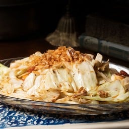 กะหล่ำปลี ผัดน้ำปลาบูดู