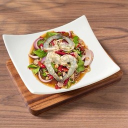 ยำกุ้งสดตะไคร้