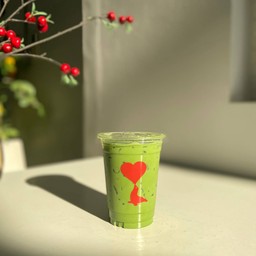 Yame okumidori iced latte