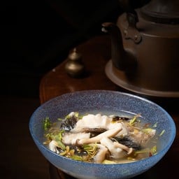 ต้มยอดมะขามปลากะพง