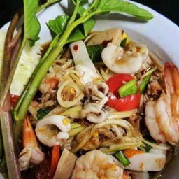 ส้มตำปูปลาร้าทะเล