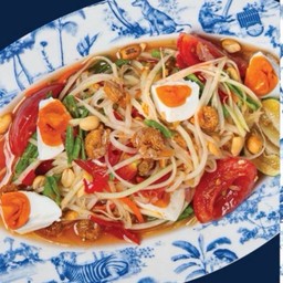 ส้มตำไทยไข่เค็ม