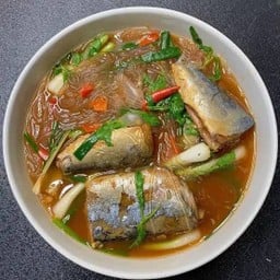 แกงล่อน ต้มยำปลากะป๋องวุ้นเส้น