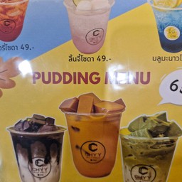 ชาไทยใส่พุดดิ้ง