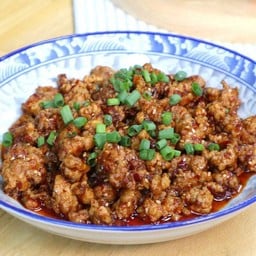 หมูสับผัดพริกเผา
