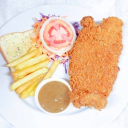 สเต็กปลาทอดซุปเปอร์