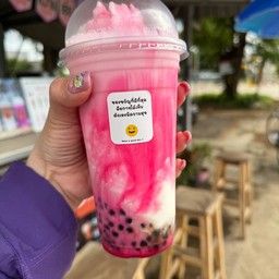 นมชมพูทูโทนปั่น