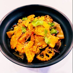 หม่าล่าผัดแห้ง (เนื้อวัว)