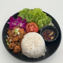 CHICKEN GARLIC WITH RICE