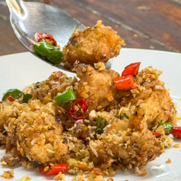 [LM] ไก่กรอบคั่วพริกเกลือ 