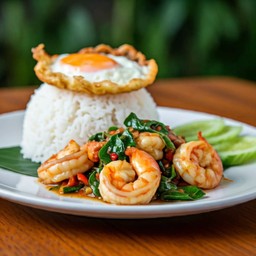 กะเพรากุ้ง