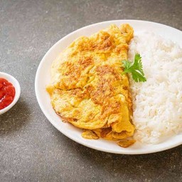 ข้าวไข่เจียว 2 ฟอง