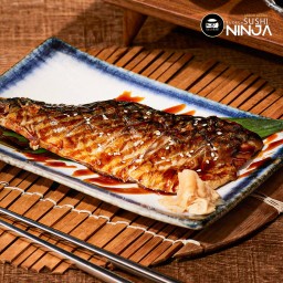 ปลาซาบะย่างซีอิ๊ว