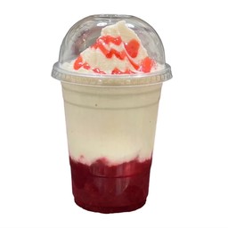 นมสดสตรอว์เบอร์รี่ปั่น