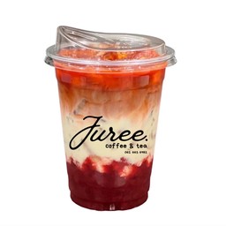 สตรอว์เบอร์รี่ชาไทยนมสด