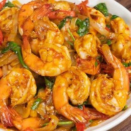 ข้าวกุ้งผัดพริกเผา