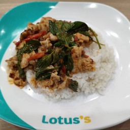 ข้าวผัดพริกเผาหมู [เจเจ ตามสั่ง]