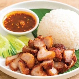 ข้าวหมูทอด