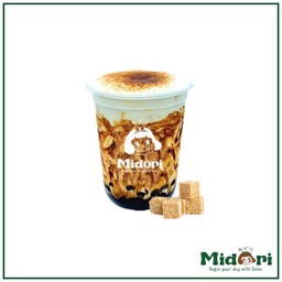 นมสดบราวน์ชูการ์ 22 oz. (ราคานี้ไม่รวมไข่มุก)