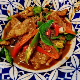 ข้าว+หมูผัดกะปิ