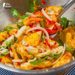 Spicy Fried Egg Salad