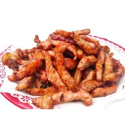 หมูแดดเดียวทอด