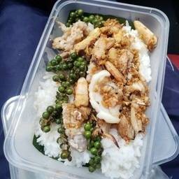 ผัด พริก ไทยอ่อน ราดข้าว