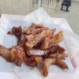 [อร่อยซ่ากับโค้ก] ข้าวหมูแดดทอด +  โค้ก ออริจินัล (กระป๋อง)