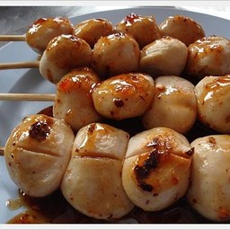 Set 3 ไม้ ลูกชิ้นหมูทำเองย่าง สูตรเมืองทอง อร่อยเด้งดึ๋ง